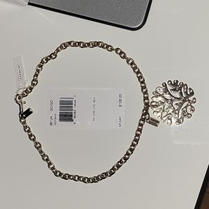 Coach Coral Disc Necklace
